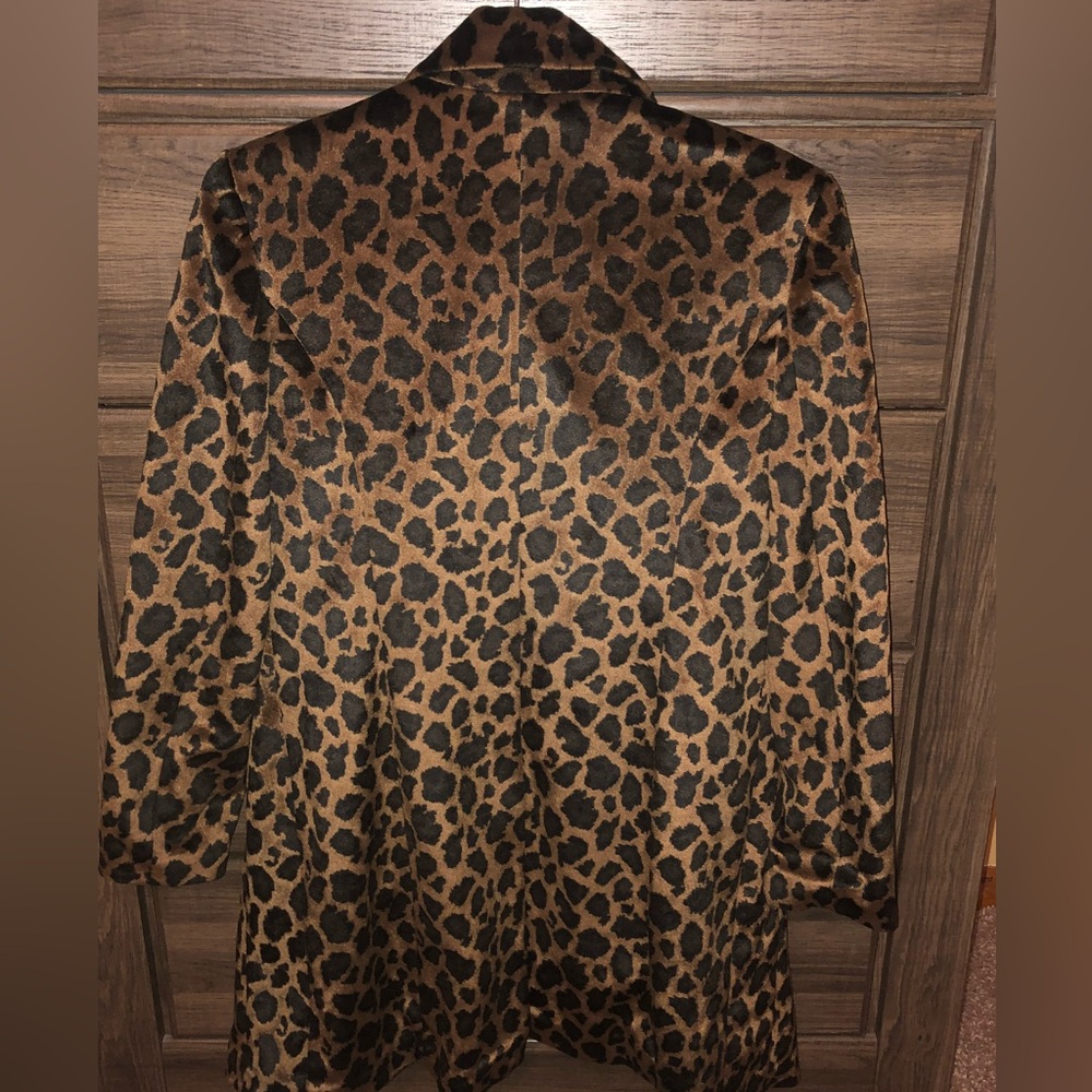 🔥🔥 HOT DEAL 🔥🔥 Rare Vintage Express Leopard Blazer Coat - Picture 4 of 6